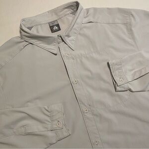 Nike ACG Button Up Men XL Fishing Outdoor Woven Performance Shirt